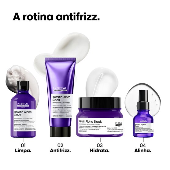 KERATIN ALPHA SLEEK SMOOTH TRANSF 200ML